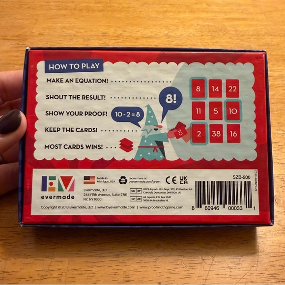 PROOF! The Fast Paced Game Mental Math Magic evermade teachers flashcards new - Picture 4 of 12